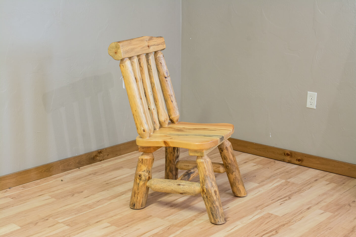 log dining room chairs